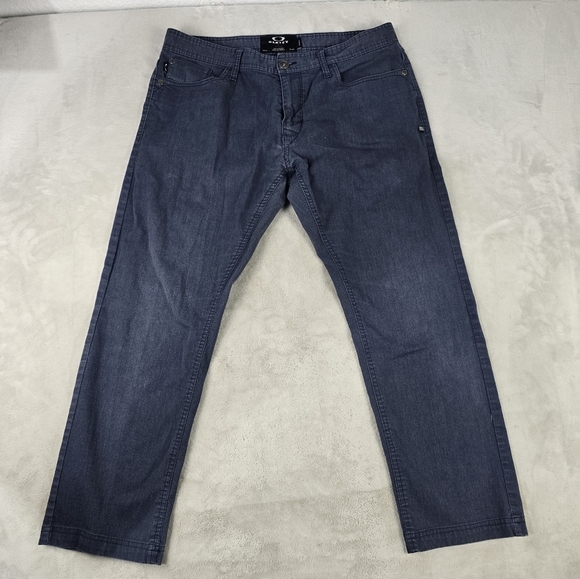 Oakley Slim Fit Pants Blue Sz 36x28 - Picture 2 of 10